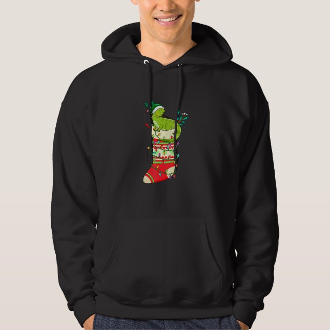 Veste À Capuche Christmas for men women kids ELF Iguanas (Devant)
