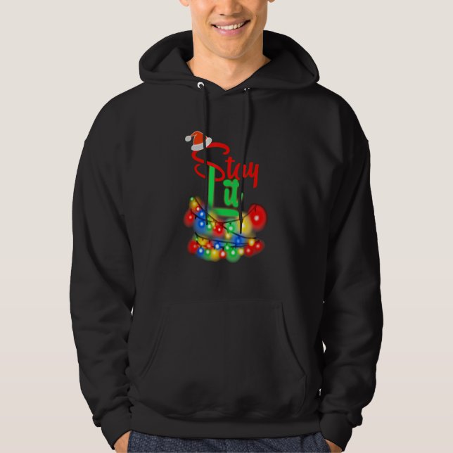 Veste À Capuche Christmas Lights Stay Lit Holiday Gear (Devant)