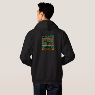 Veste À Capuche Cimetière multipolaire avec chauves-souris et arbr