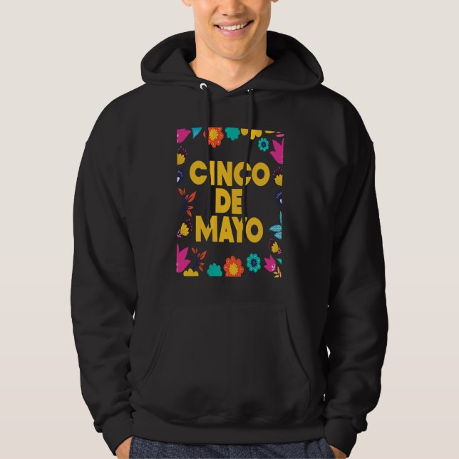 Veste À Capuche Cinco De Mayo Burritos  Mexico Tacos and Avocado   (Devant)