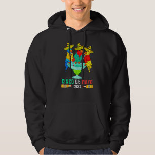 Veste À Capuche Cinco De Mayo Mexique Perroquets Fête de la Boisso