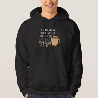 Veste À Capuche Citation De Café Pour Cool De Café Addicateurs De 