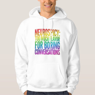 Veste À Capuche Citation de déclaration audacieuse sur la neurodiv