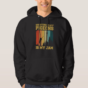 Veste À Capuche Citation De Tir De Piège Pour Un Tir De Pigeon D'A