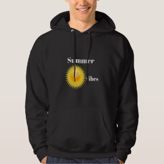 Veste À Capuche Citation des Vibes d'été de Chemise Du2019été
