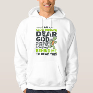 Veste À Capuche Citation drôle de tortue coureuse lente Gravure vi