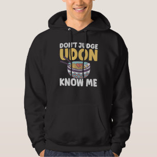 Veste À Capuche Citation sur la nourriture japonaise Ne jugez pas 