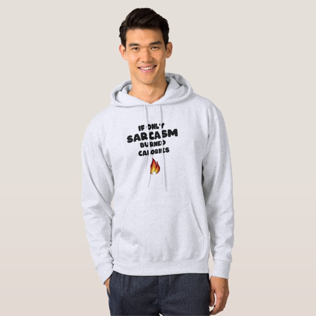 Veste À Capuche Citations de sarcasme amusantes Ados Hommes Sarcas (Devant entier)