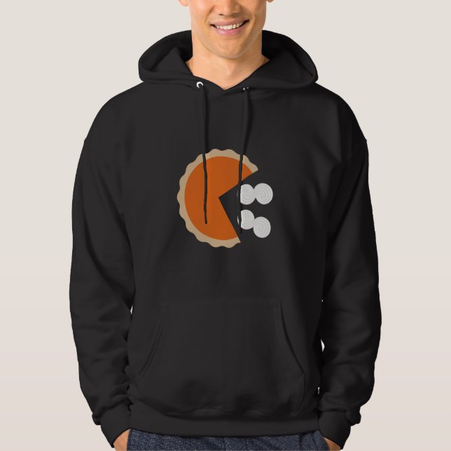 Veste À Capuche Citrouille Pie Thanksgiving Humour Citrouille sais (Devant)