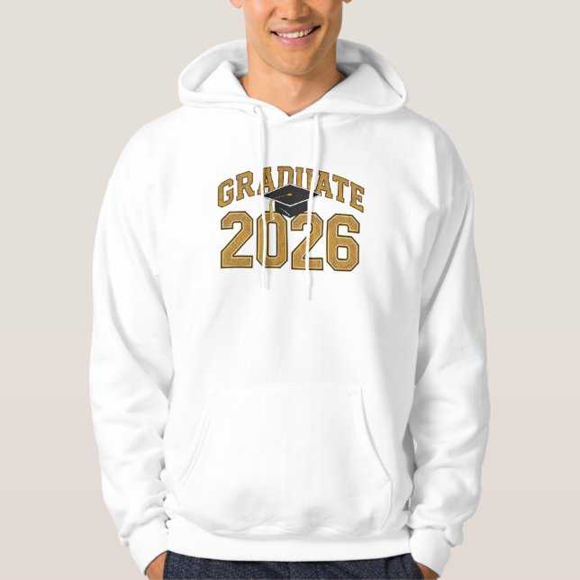Veste À Capuche Classe de diplômés (Devant)