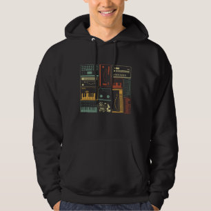 Veste À Capuche Clavier du producteur de musique synthétiseur modu