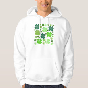 Veste À Capuche Clovers verts, Lucky Clovers, Saint Patrick's Day