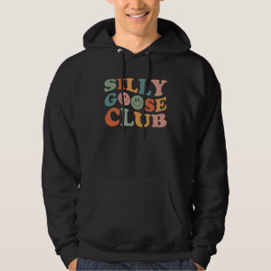 Veste À Capuche Club de l'oie idiote visage souriant mignon hommes