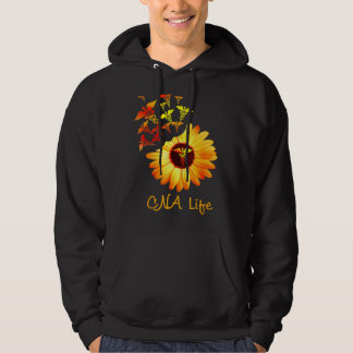 Veste À Capuche Cna Life Tournesol Mignonne Infirmière Pour Hommes