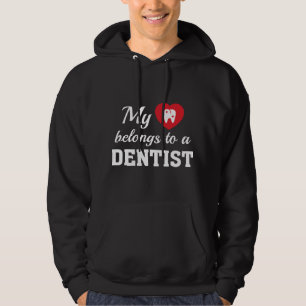 Veste À Capuche Coeur Appartient Dentiste