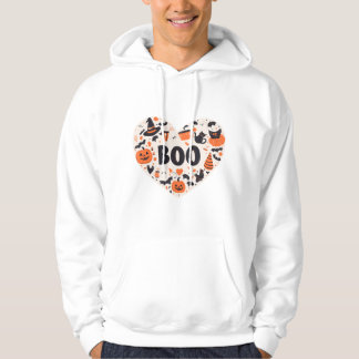 Veste À Capuche Coeur d'Halloween