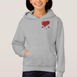 Veste À Capuche Coeurs de coeur aiment personnaliser les Anniversa