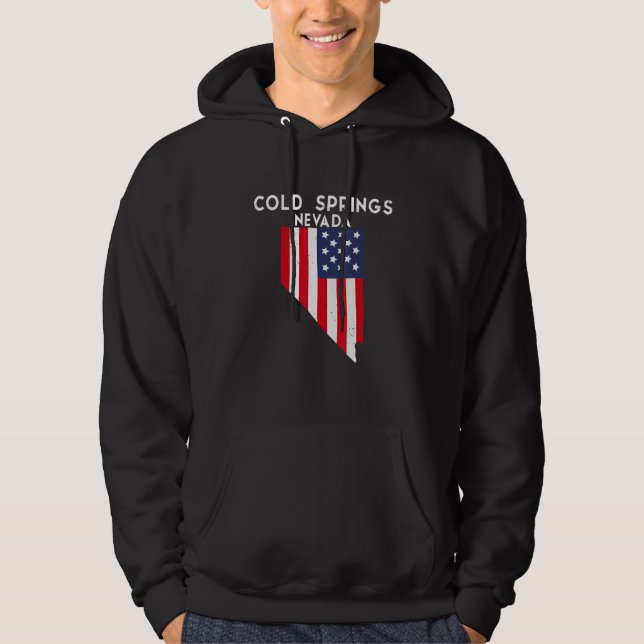 Veste À Capuche Cold Springs Nevada USA State America Travel Nevad (Devant)
