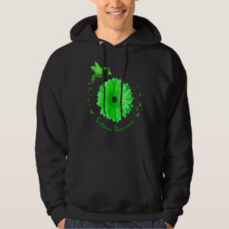 Veste À Capuche Colibri Tournesol Scoliose Sensibilisation Green R