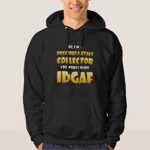 Veste À Capuche Collecteur de métaux précieux Stack Gold Silver cu