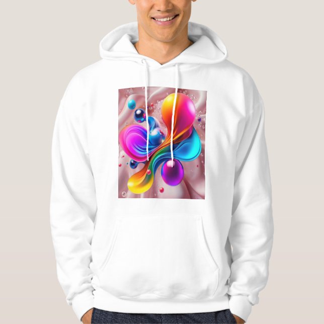Veste À Capuche Coloré  (Devant)