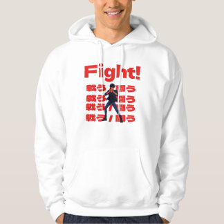 Veste À Capuche Combattant avec style d'anime rétro des années 90
