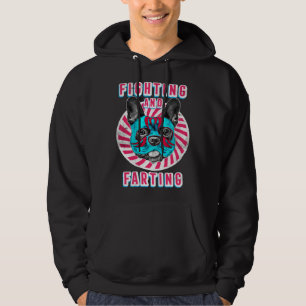 Veste À Capuche Combattre et Péter Lucha Libre Frenchie Dog Humou