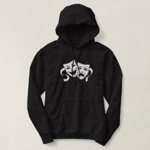 Veste À Capuche Comédie & Tragédie Théâtre Masques blancs Drôle Ho