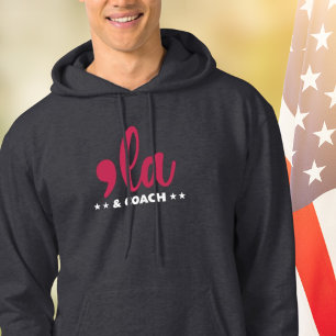 Veste À Capuche Comma la & Coach Kamala Harris Tim Walz Dark
