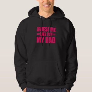 Veste À Capuche Comme la fête et la Fête des pères de ma mère de p
