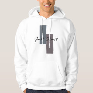 Veste À Capuche Commencez simplement une citation inspirante