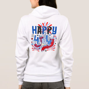 Veste À Capuche Conception de célébration patriotique du 4 juillet