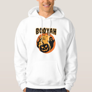 Veste À Capuche Conception de citrouille fantôme Halloween Booyah