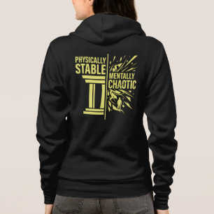 Veste À Capuche Conception de dualité physiquement stable mentalem