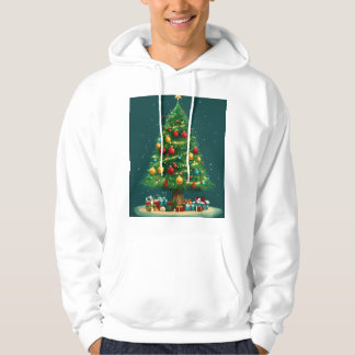 Veste À Capuche Conception de l'arbre de Noël pour hodie