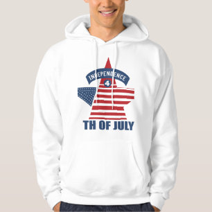 Veste À Capuche Conception de l'étoile du jour de l'indépendance