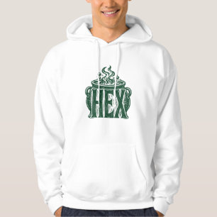 Veste À Capuche Conception de linogravure Halloween Hex Cauldron