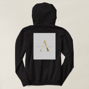 Veste À Capuche Conception de l'or minimaliste Discipline de réuss