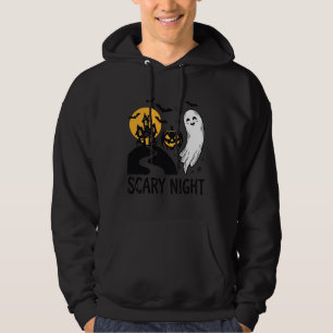 Veste À Capuche Conception de maison hantée Halloween de nuit effr