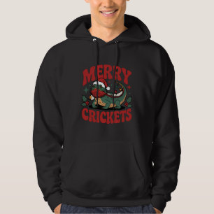 Veste À Capuche Conception de Noël de reptile de grillons joyeux