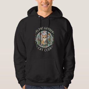 Veste À Capuche Conception de plante de jardin de chat drôle - Pla