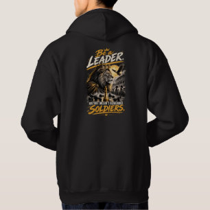Veste À Capuche Conception de roi d'échecs lion couronné leader