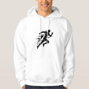 Veste À Capuche Conception de sport athlétique silhouette de coure