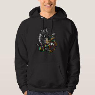 Veste À Capuche Conception de tatouage aigle contre serpent