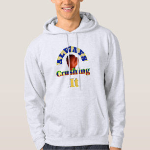 Veste À Capuche Conception de texte de gant de boxe toujours écras