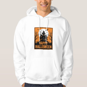 Veste À Capuche Conception de vecteur de silhouette de maison hant