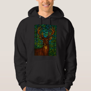 Veste À Capuche Conception de verre teinté de style Tiffany Cerf V