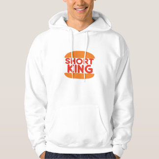Veste À Capuche Conception minimale drôle de roi court
