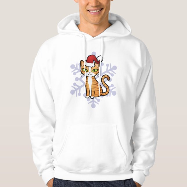Veste À Capuche Concevez votre propre chat de bande dessinée (Devant)