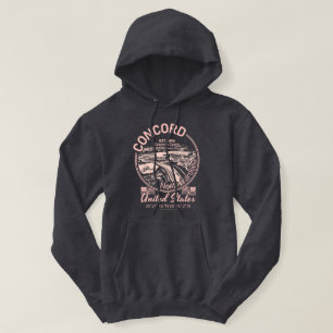VESTE À CAPUCHE CONCORD CITY VINTAGE - CAROLINA DU NORD